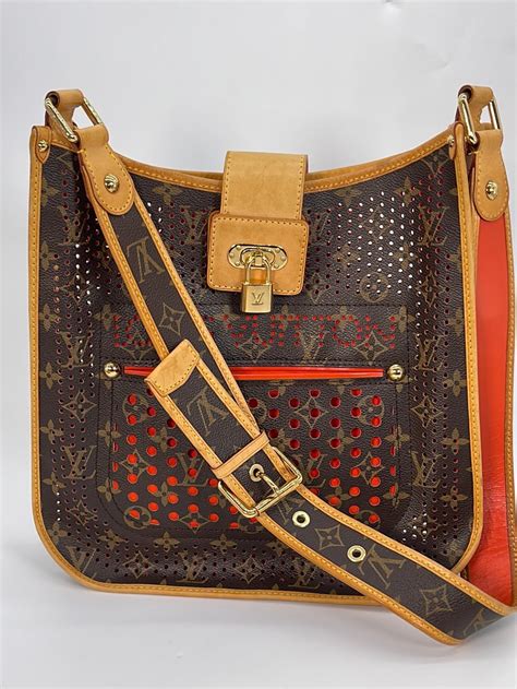 louis vuitton musette perforated|LOUIS VUITTON Monogram Perforated Musette .